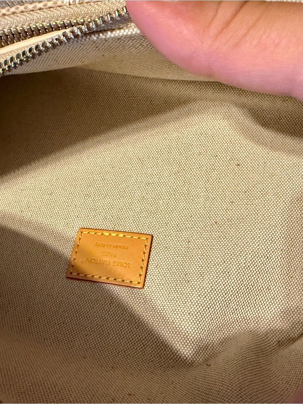 Louis Vuitton Taupe Monogram Rush Bumbag/Belt Bag with Vachetta Strap - Picture 3 of 6